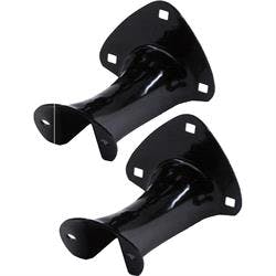 Black Model A Tail Light Brackets, Left and Right Pair