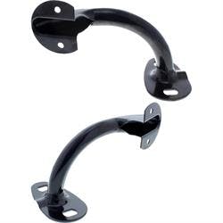 1932 Ford Tail Light Brackets, Black Finish, Left and Right Pair