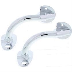 1932 Ford Tail Light Brackets, Chrome, LH and RH Pair
