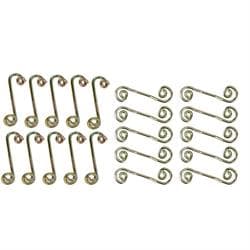 Speedway Flat and Stepped 1/4 Turn Fastener Springs, 10 of Each