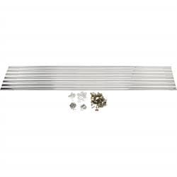 Speedway Stainless Steel Pickup Wood Bed Floor Strips/Bolt Kit