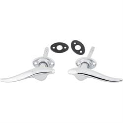 1932-34 Ford Car Complete Exterior Door Handle/Gasket Pad Kit