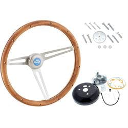 Grant 967 Classic Nost. Wood Steering Wheel, Chevy w/Install Kit