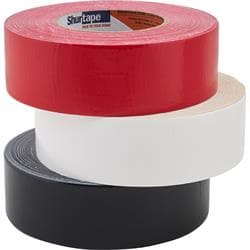 Jumbo Size Premium Race Tape Variety Set, 180FT Rolls-Red/Blk/Wht