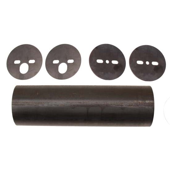 Universal U-Weld-It 5-1/2 Inch Tube Air Bag Mounting Kit, Steel