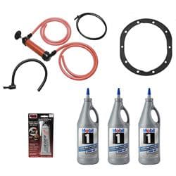 Mobil 1 1043611 75W90 Full Synthetic Gear Oil Change Kit, Ford 9