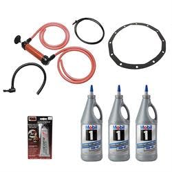 Mobil 1 1043611 75W90 Full Synthetic Gear Oil Change Kit, 12-Bolt