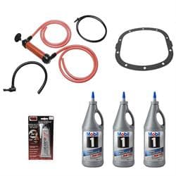 Mobil 1 1024901 75W140 Full Synthetic Gear Oil Change Kit,7.5 In.