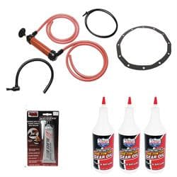 Lucas Oil 10121 SAE 75W140 Racing Gear Oil Change Kit, 12-Bolt GM
