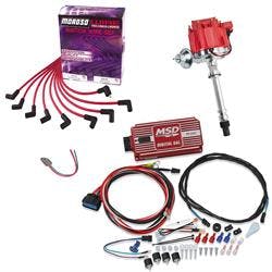 Performance HEI Distributor & MSD 6425 6AL Box for SBC, BBC, 350
