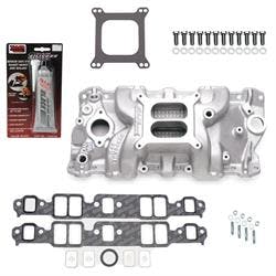 Edelbrock 7101 Performer RPM Intake Manifold Install Kit, Square