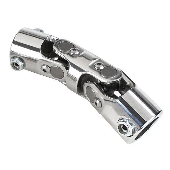 Sweet Mfg Chrome Double U-Joint, 9/16 Inch-26 Spline to 3/4 Inch DD
