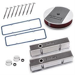 Edelbrock Elite Small Block Chevy Dress-Up Kit, 4263/4266/4405