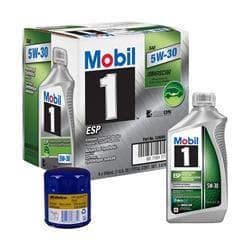 Mobil 1 ESP 5W30/AC Delco UPF64R Filter Oil Change Kit, 6 Quart