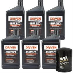 Driven 01806 BR30 5W30/WIX 51061R SBChevy Break-In Oil Change Kit