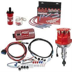 MSD 8579 Ford 302 Pro-Billet Distributor Ignition Kit, 6425/31189