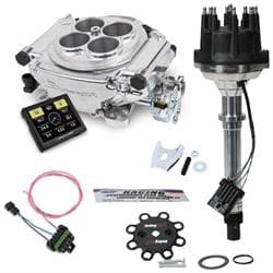Holley Sniper 550-510 EFI Shiny Finish w/Distributor Kit, SBC/BBC