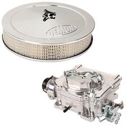 Street Demon 1903 Burnished 750 CFM 4BBL Carburetor w/Air Cleaner