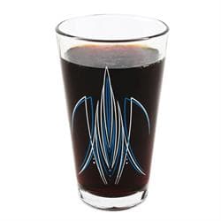 Pinstriped Pint Glasses