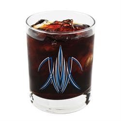Pinstriped Rocks Glass