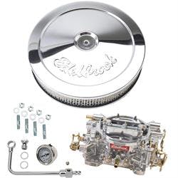 Edelbrock 1407 Performer 750 CFM Manual Carb/Air/Fuel Kit,Pro-Flo
