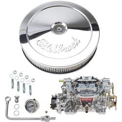 Edelbrock 1411 Performer 750 CFM Elect. Carb/Air/Fuel Kit,Pro-Flo