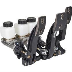 Tilton 72-603 3-Pedal Floor Mount w/74-Series Master Cylinders