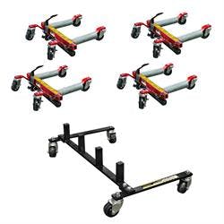 BendPak 5150595 GoCart  Car Dolly Jack Master Set w/Storage Rack