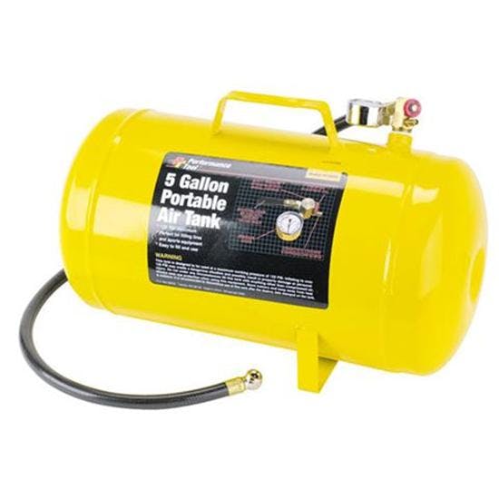 Speedway Motors Road Side Essentials Kit, Steel Air Tank