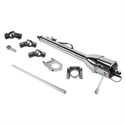 30 Inch Chrome Tilt Steering Column Install Kit, 47-54 GM Pickup