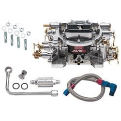 Edelbrock 1905 AVS2 Series 650CFM Carb with 8131/8123 Fuel Line