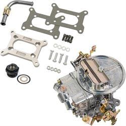 Holley 0-4412S 500 CFM 2-Barrel Carburetor w/Fitting/Adapter Kit