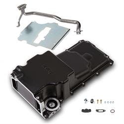 Holley 302-2BK Black LS Swap Added Clearance Oil Pan w/Gasket Kit
