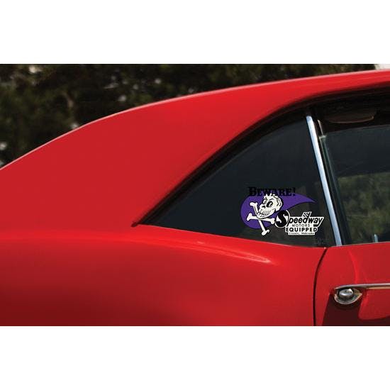 Speedway Beware Decal Sheet