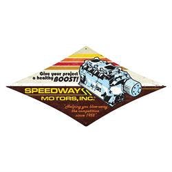 Speedway Blower-Boost Metal Sign