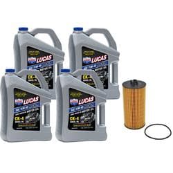 Lucas 15W-40 CK-4/Motorcraft Fltr 6.0L Powerstroke Oil Change Kit