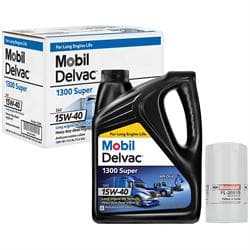 Mobil Delvac/Motorcraft 6.7L Powerstroke 15W-40 Oil Change Kit