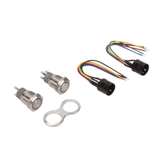 Self-Canceling Turn Signal Switch and Module Kit, Red Switches