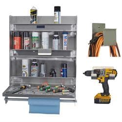 Standard Trailer Organizer Kit, Cabinet/Cord Hook/Drill Holder