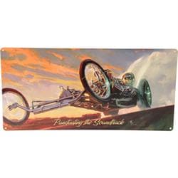 Tom Fritz The Sound Track Tin Sign, 24 x 12 Inch