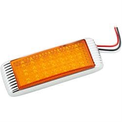 1941 Ford Style LED Flush Mount Tail Light, Amber