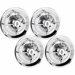 1959 Lancer Crab Style Hubcaps, 15 Inch, Chrome, Set of 4