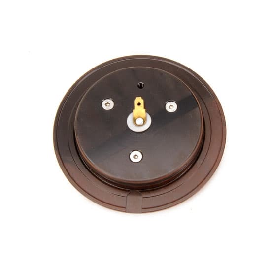 GM Aluminum Woodgrain Steering Wheel Horn Button, 9 Bolt