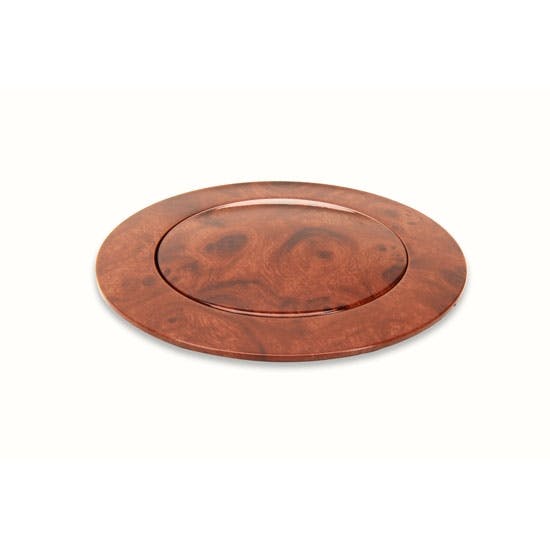 GM Aluminum 14 Inch Woodgrain Steering Wheel Dress Up Kit
