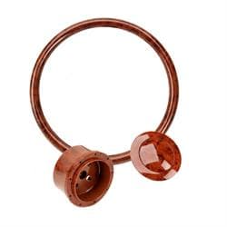 GM Aluminum 14 Inch Woodgrain Steering Wheel Dress Up Kit