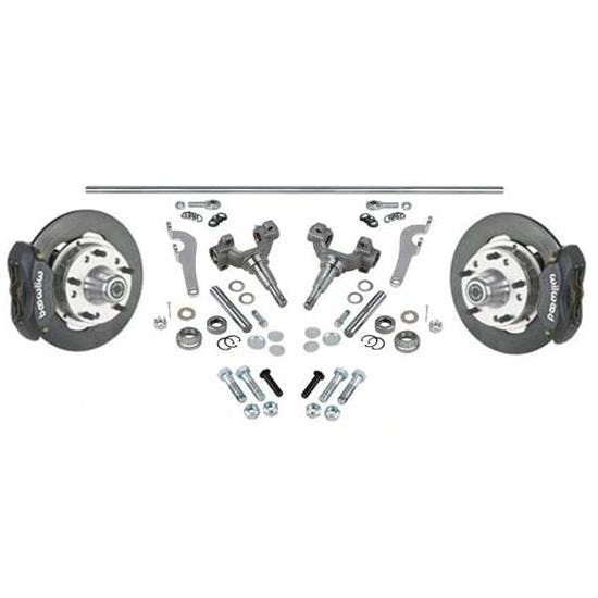 Chevy Wilwood Front Brake & Steering Kits, 48 Inch Axle