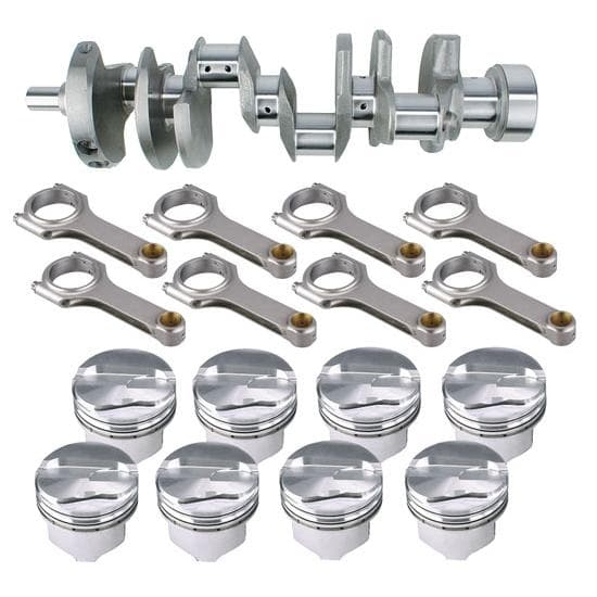 Premium Chevy 383 Rotating Assembly, 1-Piece Main, .150 Dome, 6.0 Rod