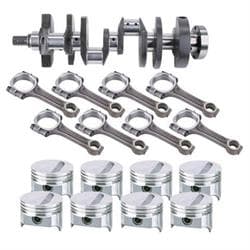 SB 350 Chevy Rotating Assem., One Piece, Flat Top-2 Valve, 5.7 Rod