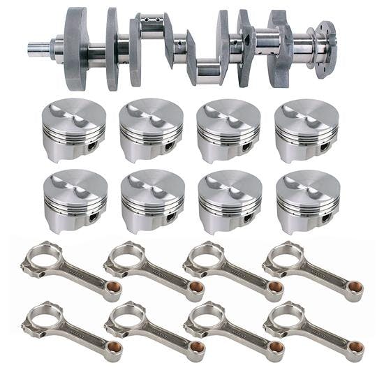 Forged Street Small Block Chevy 377 Rotating Assembly, 5.7 Inch Rods