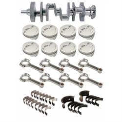 Forged Street SB Chevy 400 Rotating Assembly, 5.7 In I-Beam Rods